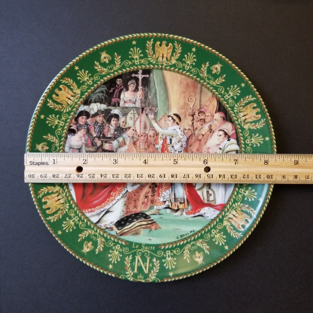 Henri D'Arceau L. & Fils Collectible Plate / Josephine et Napoleon - Picture 2 of 6